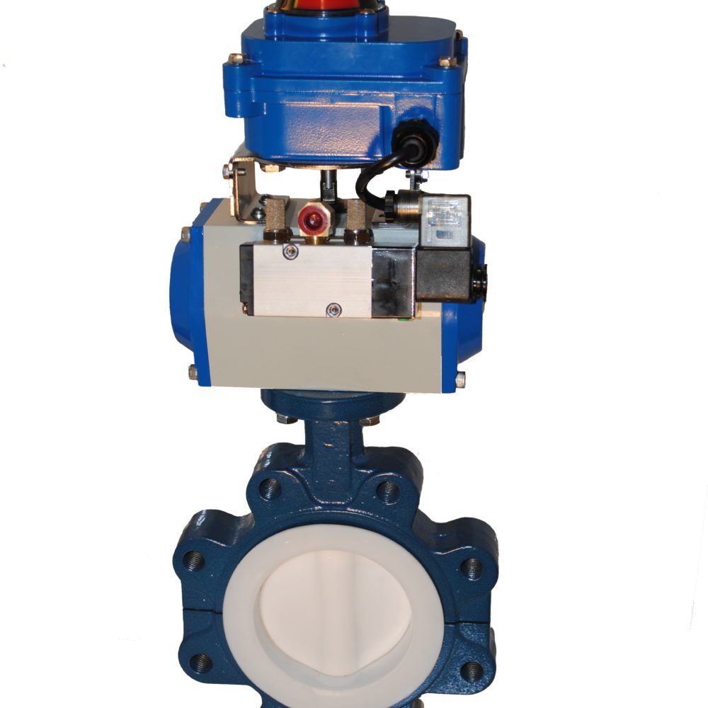 Teflon Seated Butterfly Valves & Controls Control Valves