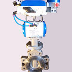 Air Operated High Performance Valve with Positioner